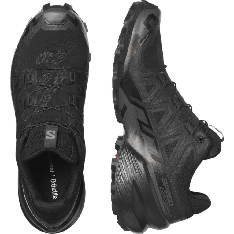 Black Salomon Speedcross 6 Women's Trail Running Shoes | IE QP3870